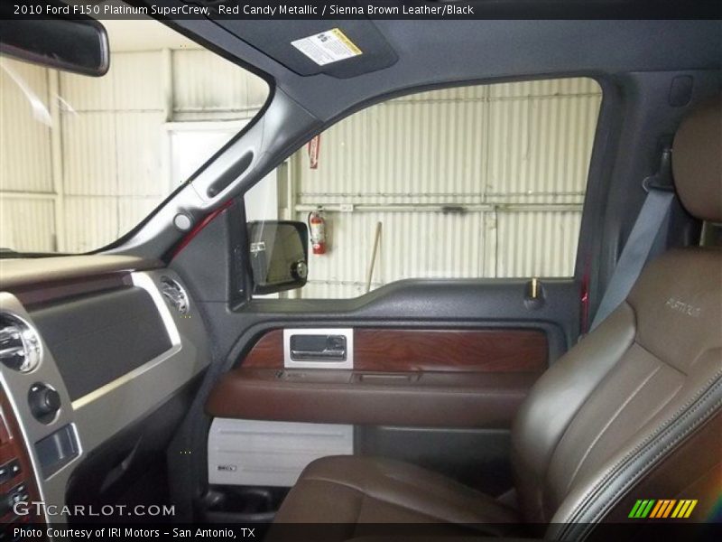Red Candy Metallic / Sienna Brown Leather/Black 2010 Ford F150 Platinum SuperCrew