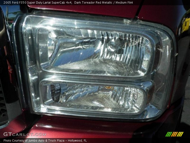 Dark Toreador Red Metallic / Medium Flint 2005 Ford F350 Super Duty Lariat SuperCab 4x4