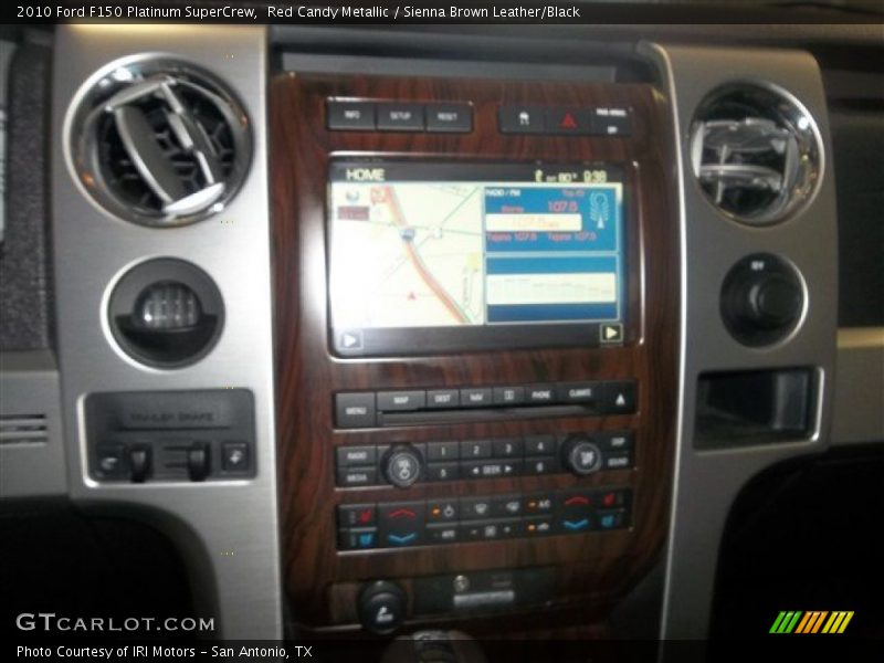 Red Candy Metallic / Sienna Brown Leather/Black 2010 Ford F150 Platinum SuperCrew