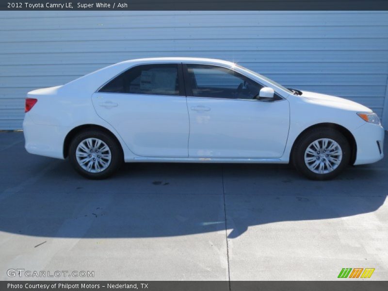 Super White / Ash 2012 Toyota Camry LE