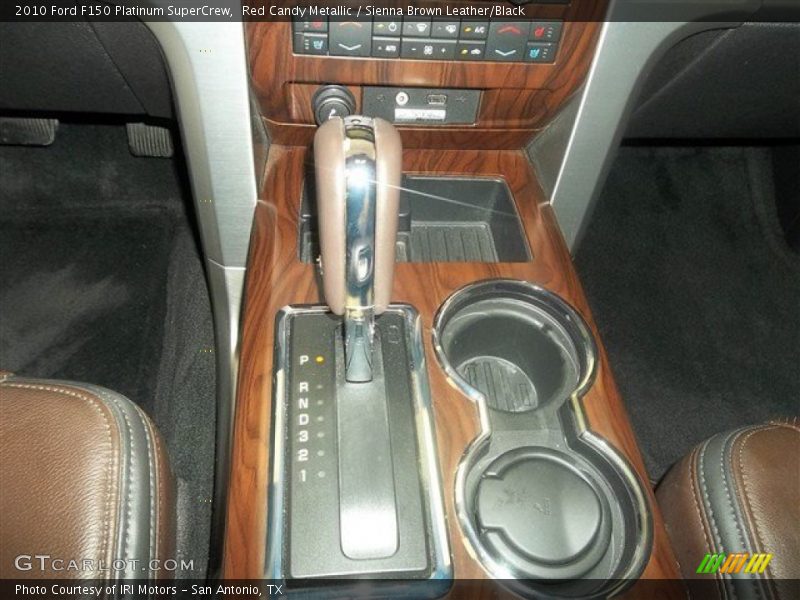 Red Candy Metallic / Sienna Brown Leather/Black 2010 Ford F150 Platinum SuperCrew