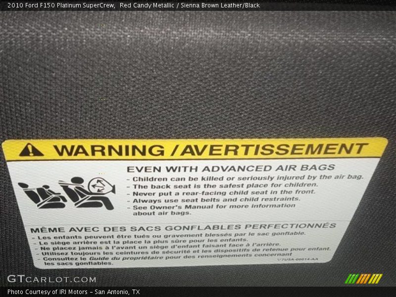 Red Candy Metallic / Sienna Brown Leather/Black 2010 Ford F150 Platinum SuperCrew