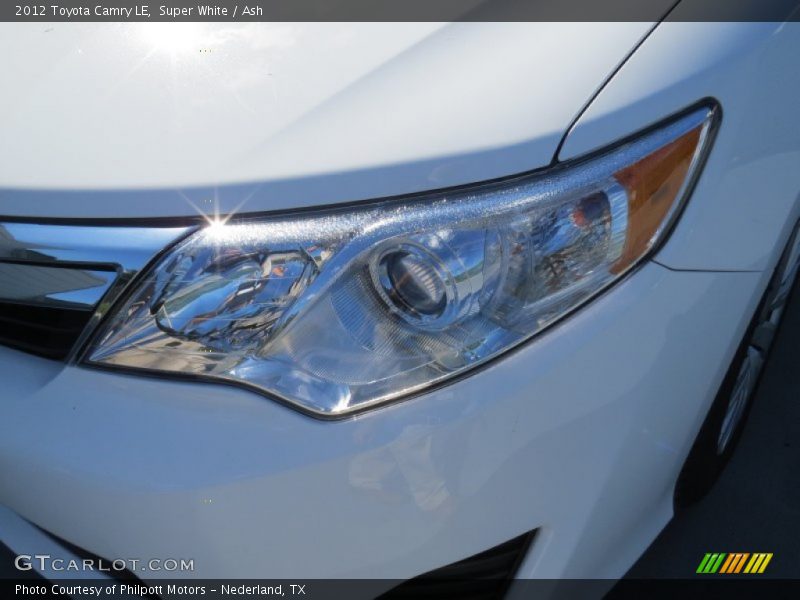 Super White / Ash 2012 Toyota Camry LE