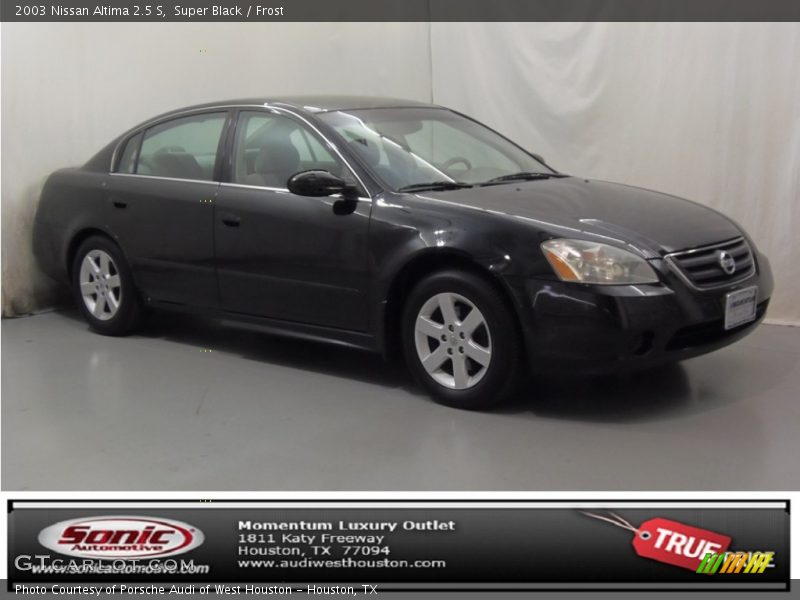 Super Black / Frost 2003 Nissan Altima 2.5 S