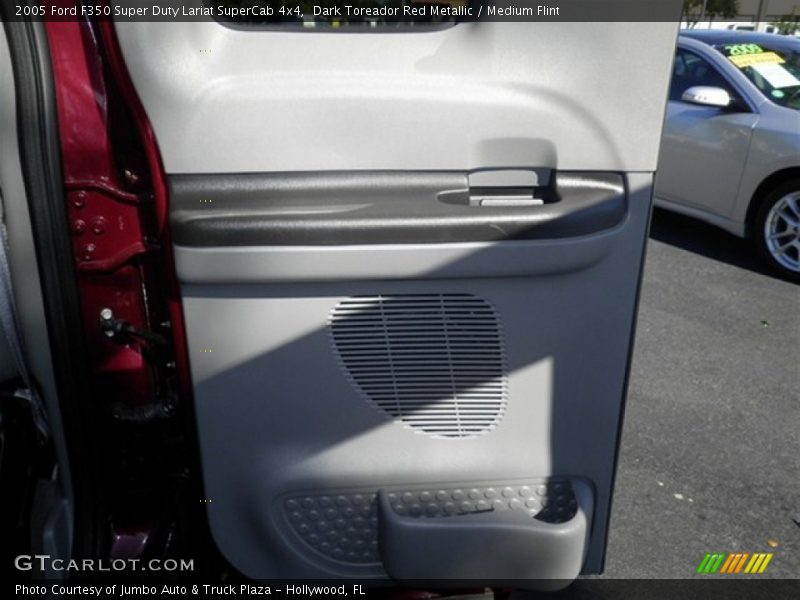 Dark Toreador Red Metallic / Medium Flint 2005 Ford F350 Super Duty Lariat SuperCab 4x4