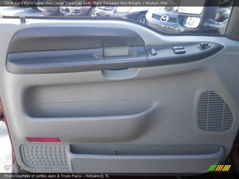 Dark Toreador Red Metallic / Medium Flint 2005 Ford F350 Super Duty Lariat SuperCab 4x4