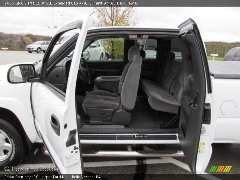 Summit White / Dark Pewter 2006 GMC Sierra 1500 SLE Extended Cab 4x4