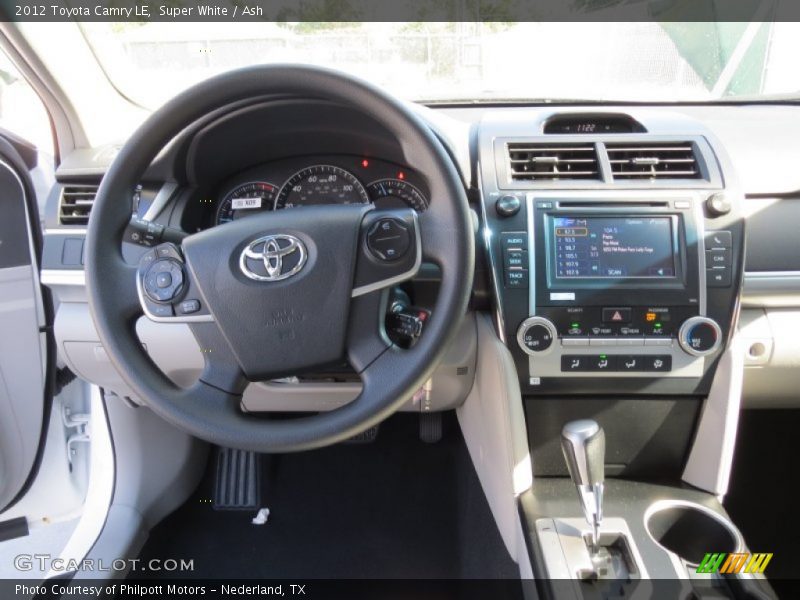 Super White / Ash 2012 Toyota Camry LE