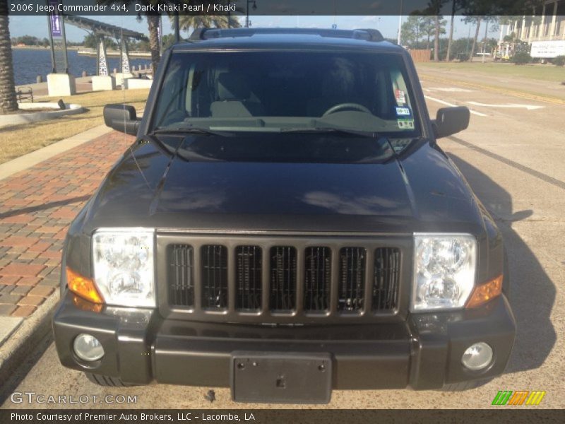 Dark Khaki Pearl / Khaki 2006 Jeep Commander 4x4