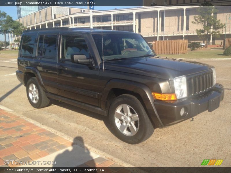 Dark Khaki Pearl / Khaki 2006 Jeep Commander 4x4