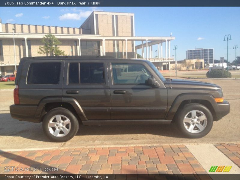 Dark Khaki Pearl / Khaki 2006 Jeep Commander 4x4