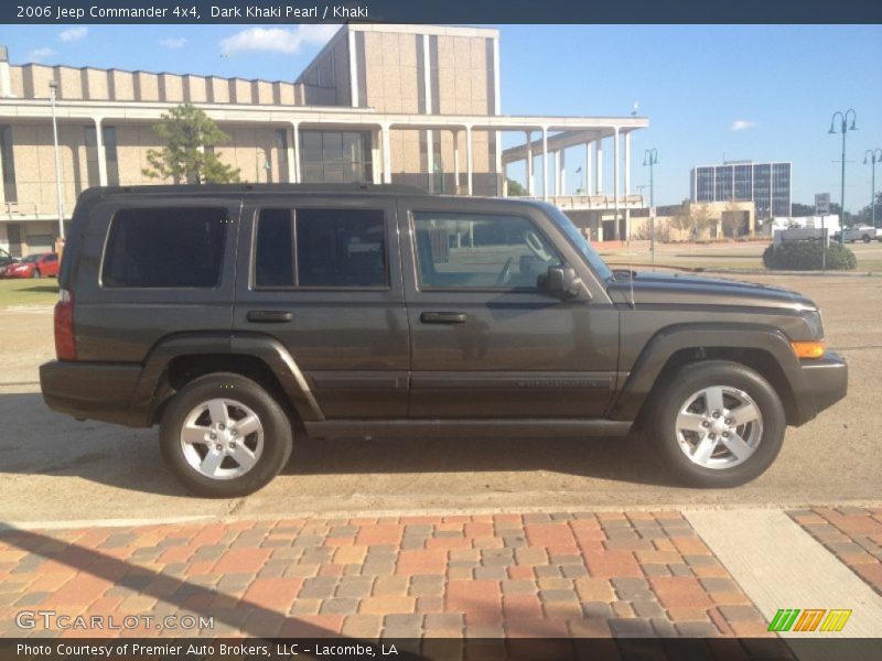 Dark Khaki Pearl / Khaki 2006 Jeep Commander 4x4