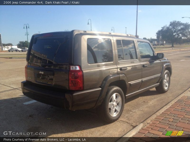 Dark Khaki Pearl / Khaki 2006 Jeep Commander 4x4