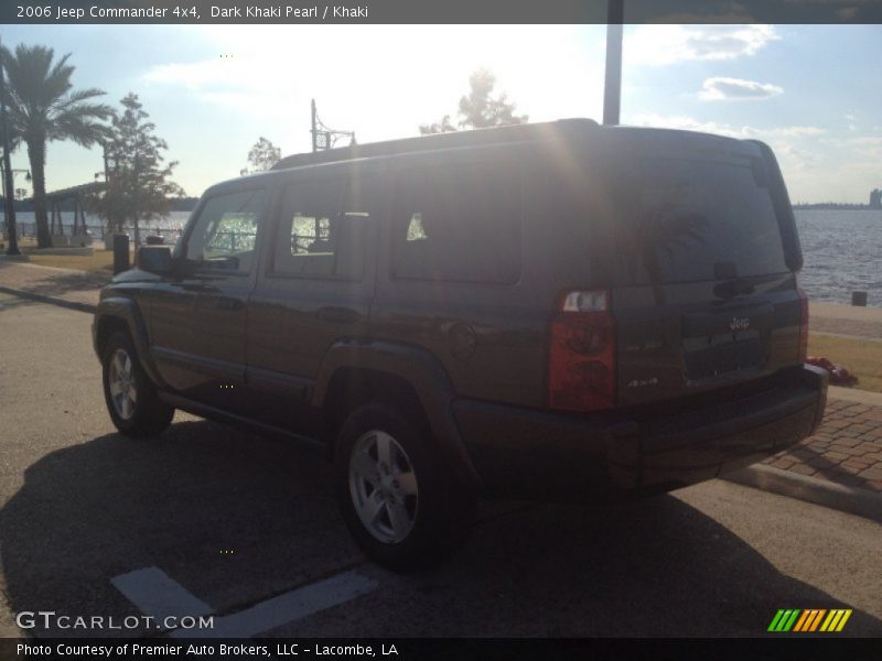 Dark Khaki Pearl / Khaki 2006 Jeep Commander 4x4