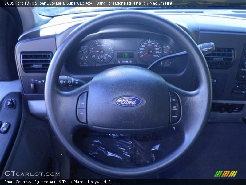 Dark Toreador Red Metallic / Medium Flint 2005 Ford F350 Super Duty Lariat SuperCab 4x4