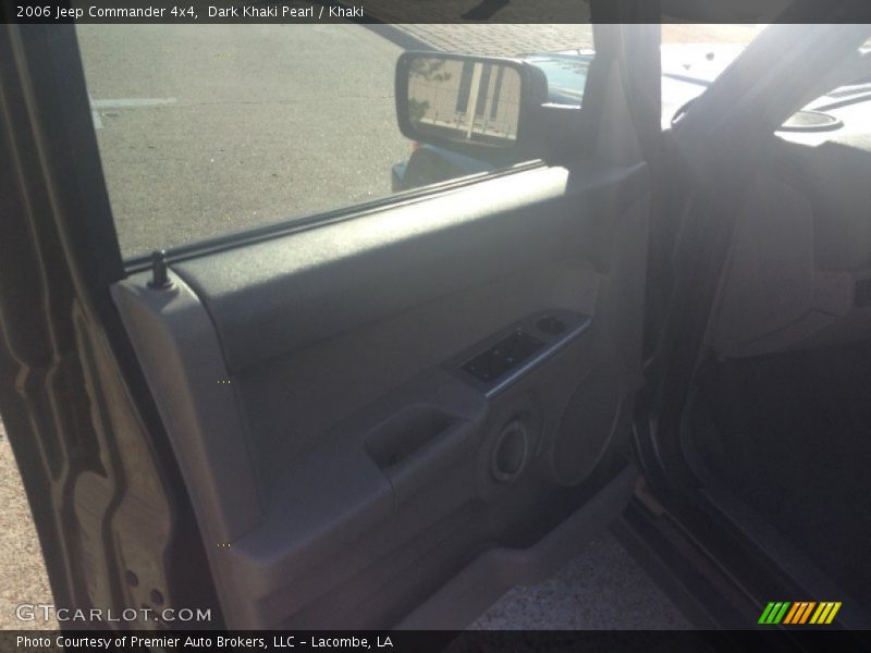 Dark Khaki Pearl / Khaki 2006 Jeep Commander 4x4