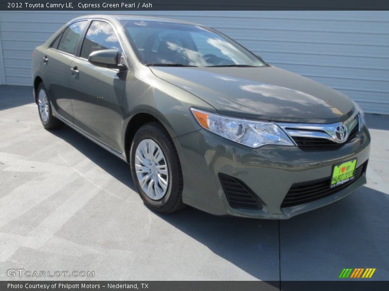 Cypress Green Pearl / Ash 2012 Toyota Camry LE
