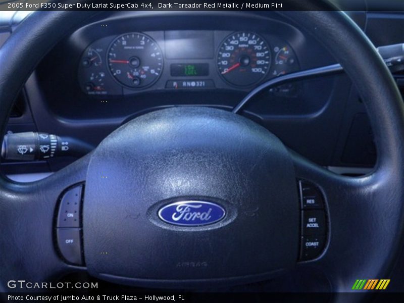 Dark Toreador Red Metallic / Medium Flint 2005 Ford F350 Super Duty Lariat SuperCab 4x4