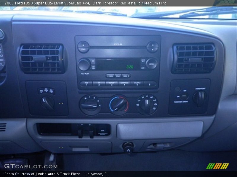 Dark Toreador Red Metallic / Medium Flint 2005 Ford F350 Super Duty Lariat SuperCab 4x4