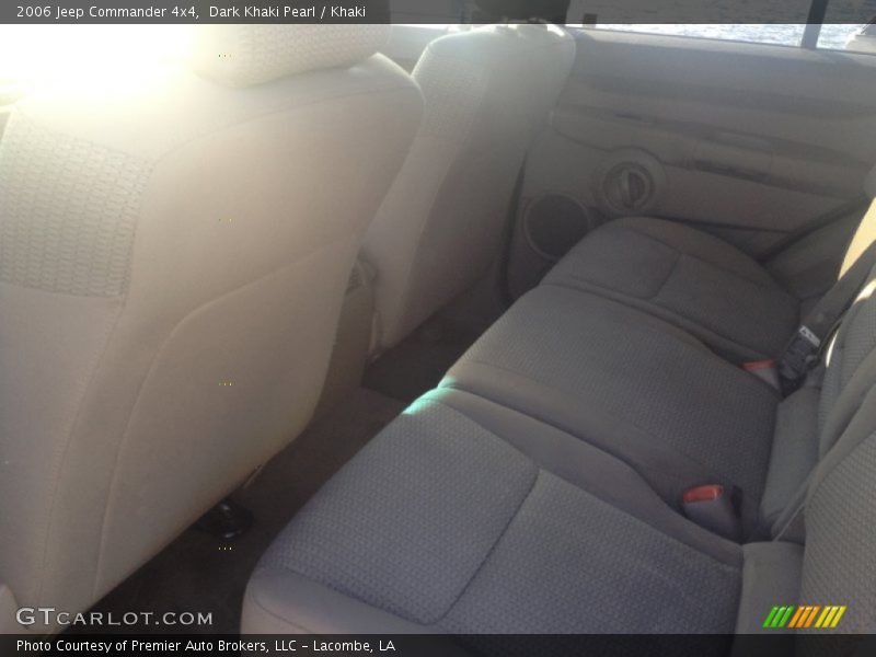 Dark Khaki Pearl / Khaki 2006 Jeep Commander 4x4