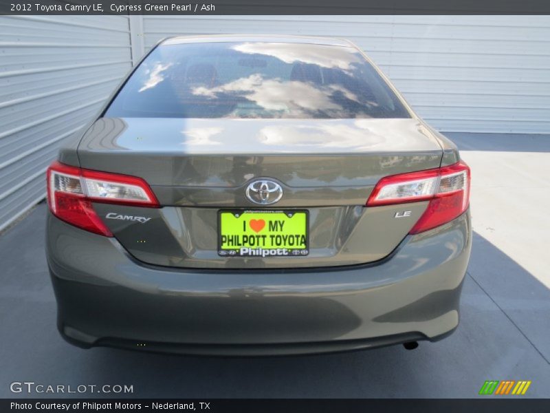 Cypress Green Pearl / Ash 2012 Toyota Camry LE