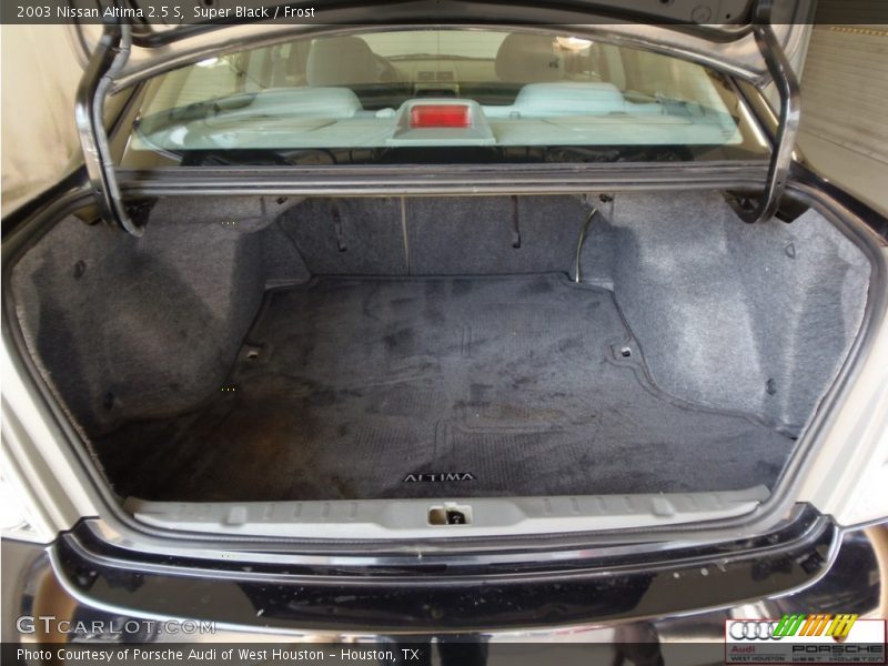 Super Black / Frost 2003 Nissan Altima 2.5 S