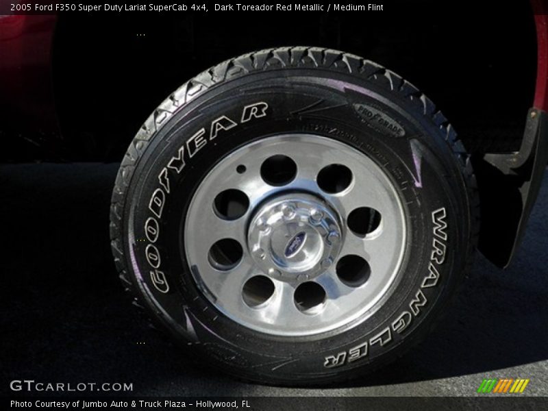 Dark Toreador Red Metallic / Medium Flint 2005 Ford F350 Super Duty Lariat SuperCab 4x4