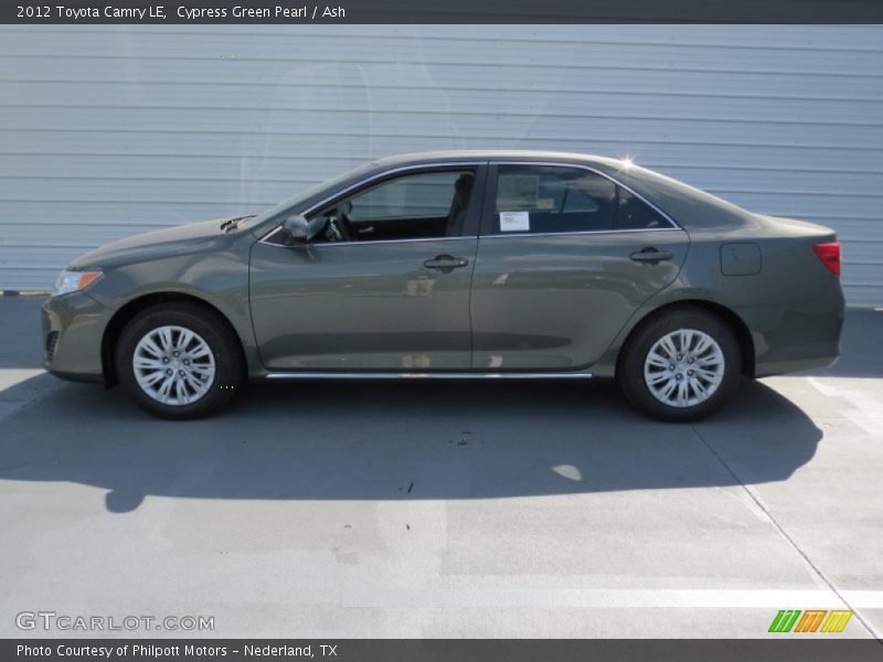 Cypress Green Pearl / Ash 2012 Toyota Camry LE