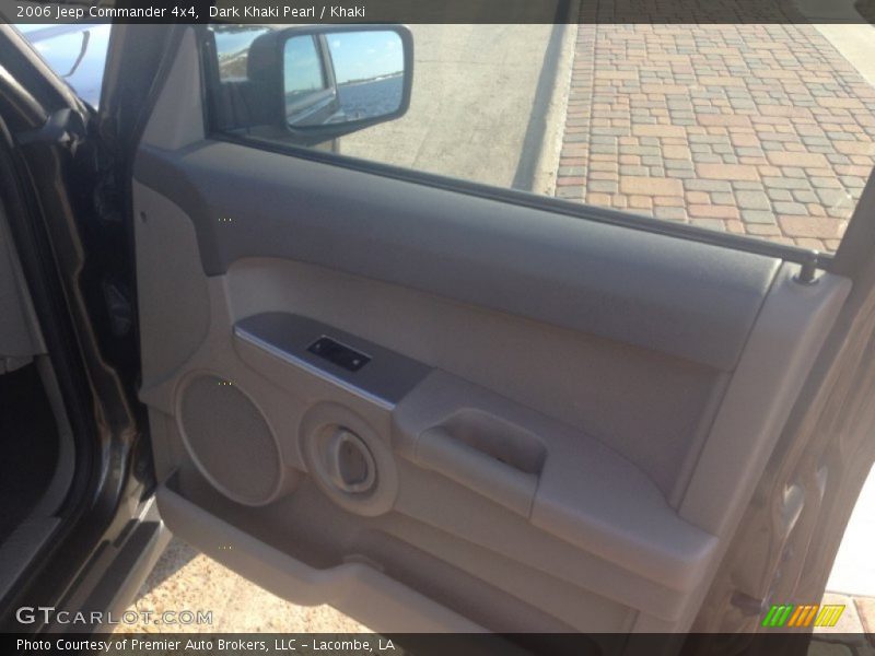 Dark Khaki Pearl / Khaki 2006 Jeep Commander 4x4