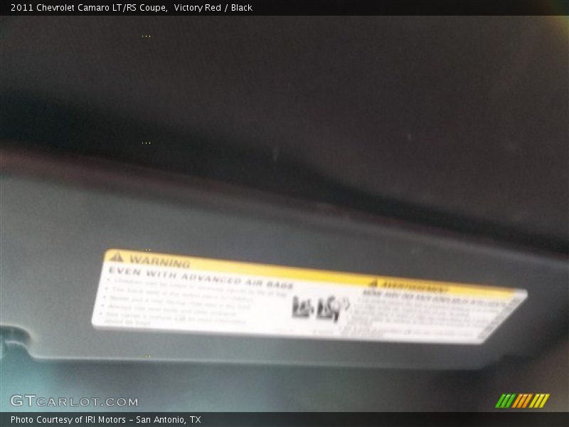 Victory Red / Black 2011 Chevrolet Camaro LT/RS Coupe