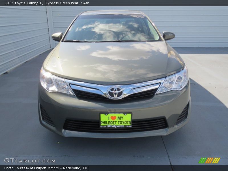 Cypress Green Pearl / Ash 2012 Toyota Camry LE