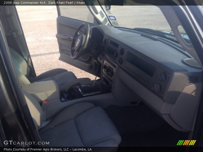 Dark Khaki Pearl / Khaki 2006 Jeep Commander 4x4