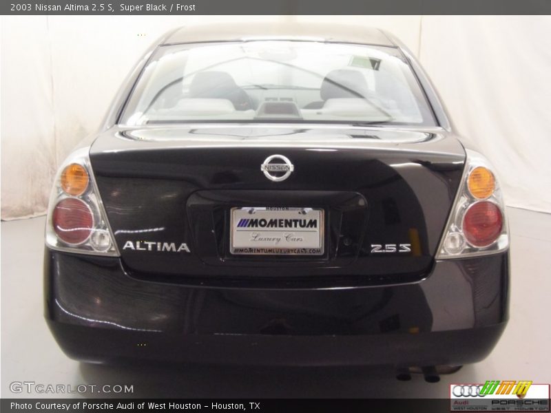 Super Black / Frost 2003 Nissan Altima 2.5 S