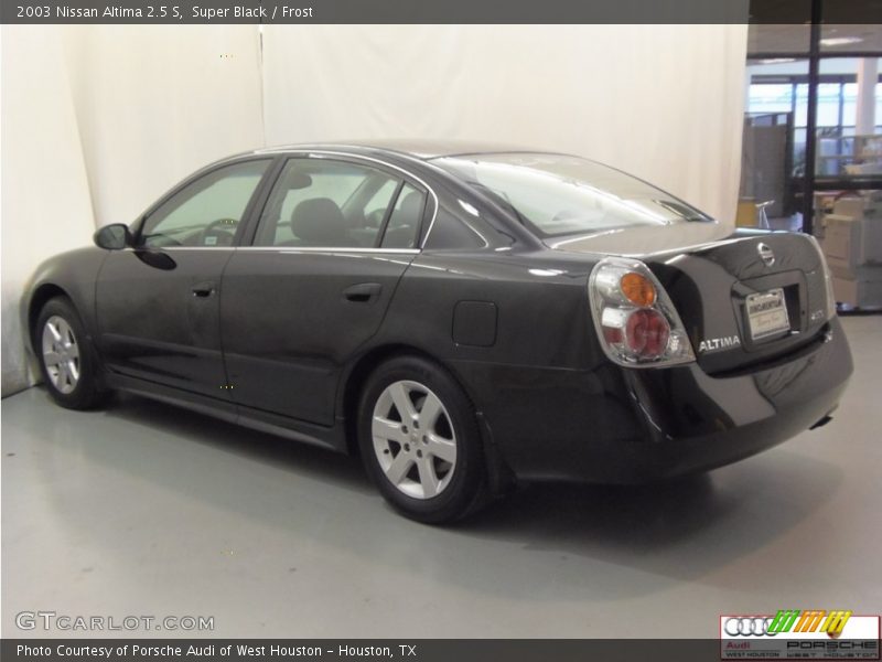 Super Black / Frost 2003 Nissan Altima 2.5 S