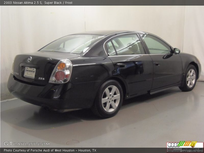 Super Black / Frost 2003 Nissan Altima 2.5 S