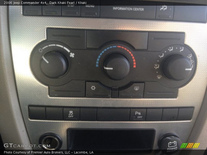 Dark Khaki Pearl / Khaki 2006 Jeep Commander 4x4