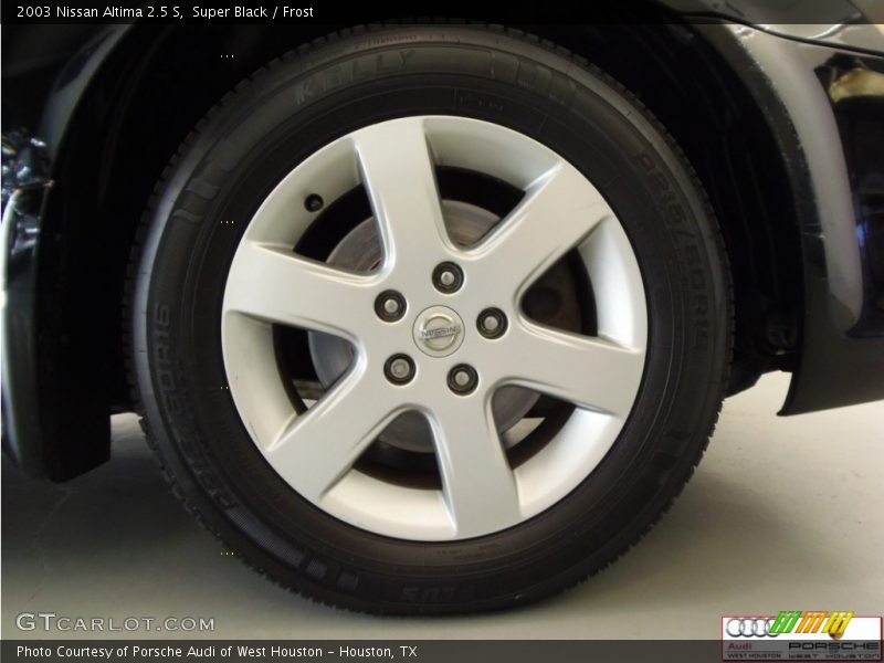 Super Black / Frost 2003 Nissan Altima 2.5 S