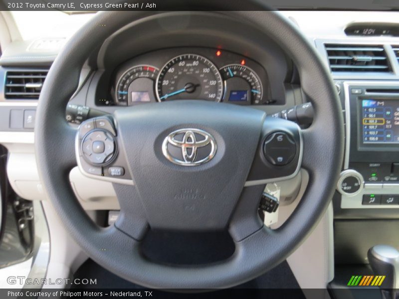 Cypress Green Pearl / Ash 2012 Toyota Camry LE