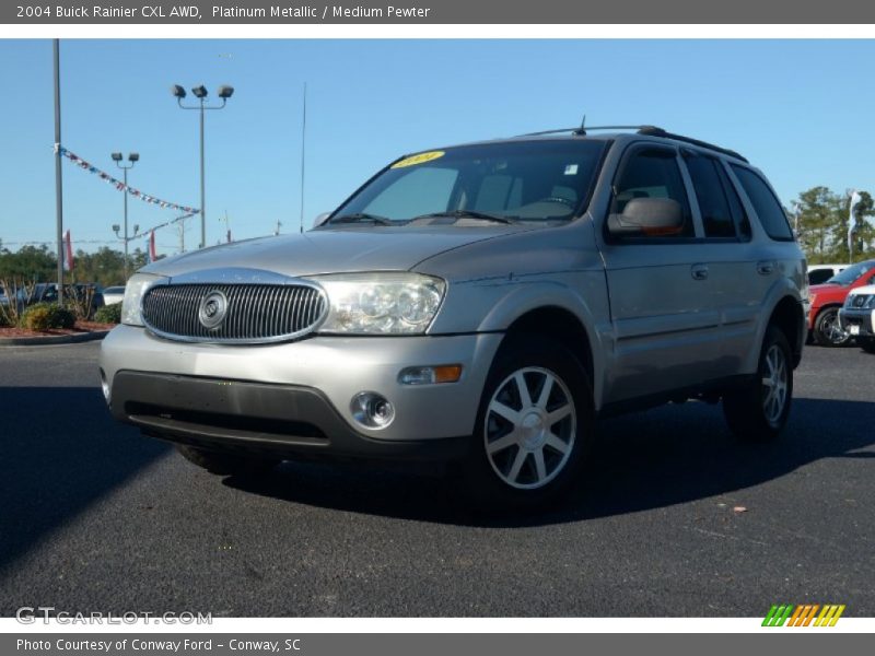 Platinum Metallic / Medium Pewter 2004 Buick Rainier CXL AWD