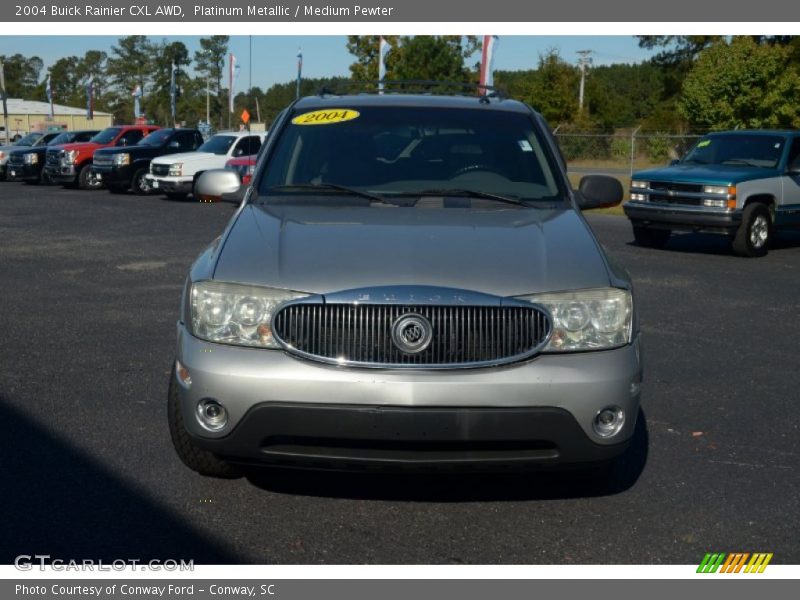 Platinum Metallic / Medium Pewter 2004 Buick Rainier CXL AWD