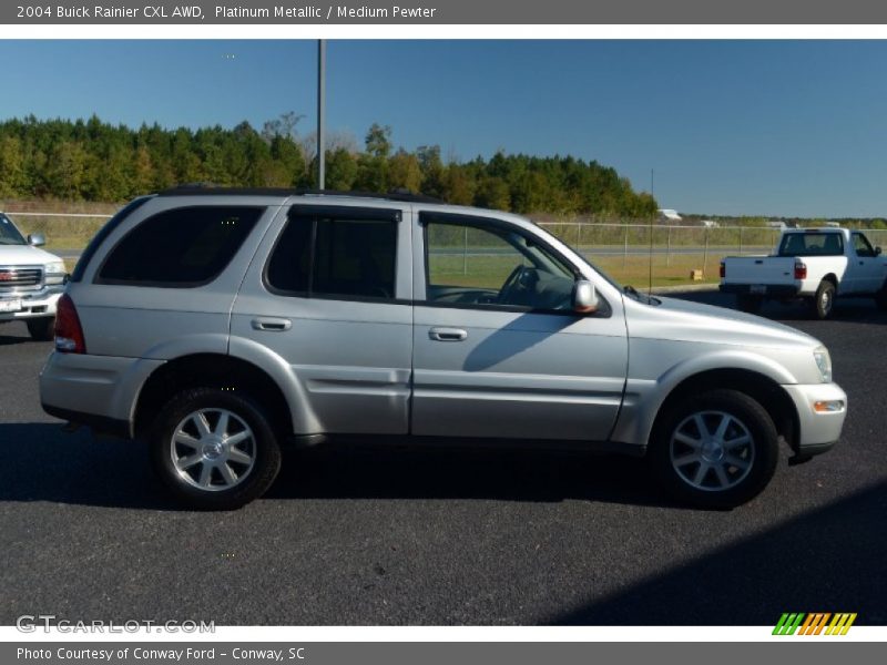 Platinum Metallic / Medium Pewter 2004 Buick Rainier CXL AWD