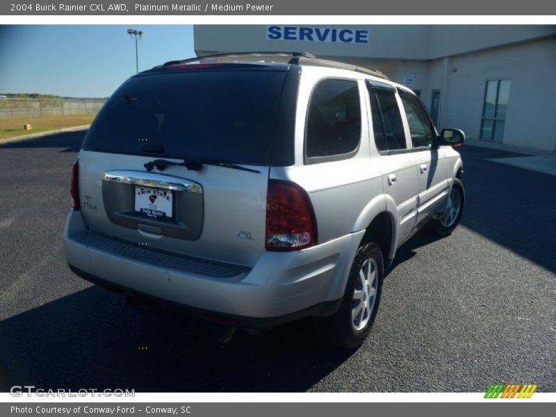 Platinum Metallic / Medium Pewter 2004 Buick Rainier CXL AWD