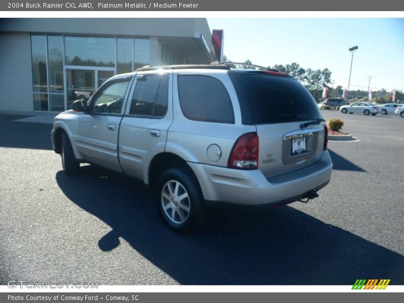 Platinum Metallic / Medium Pewter 2004 Buick Rainier CXL AWD