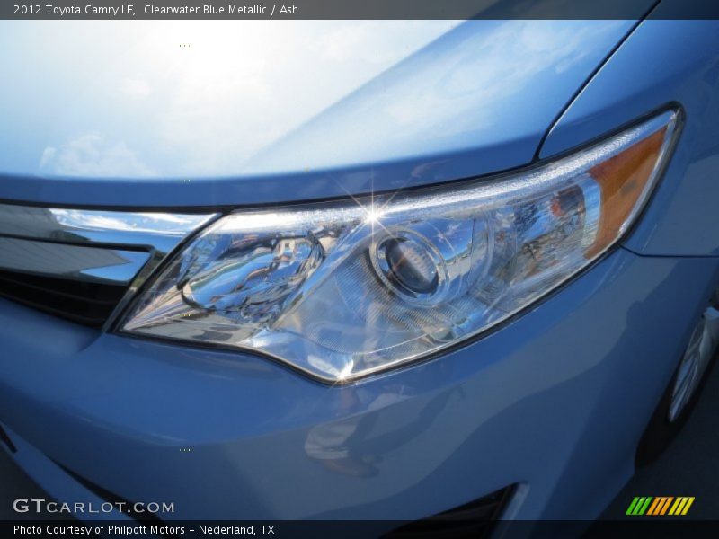 Clearwater Blue Metallic / Ash 2012 Toyota Camry LE