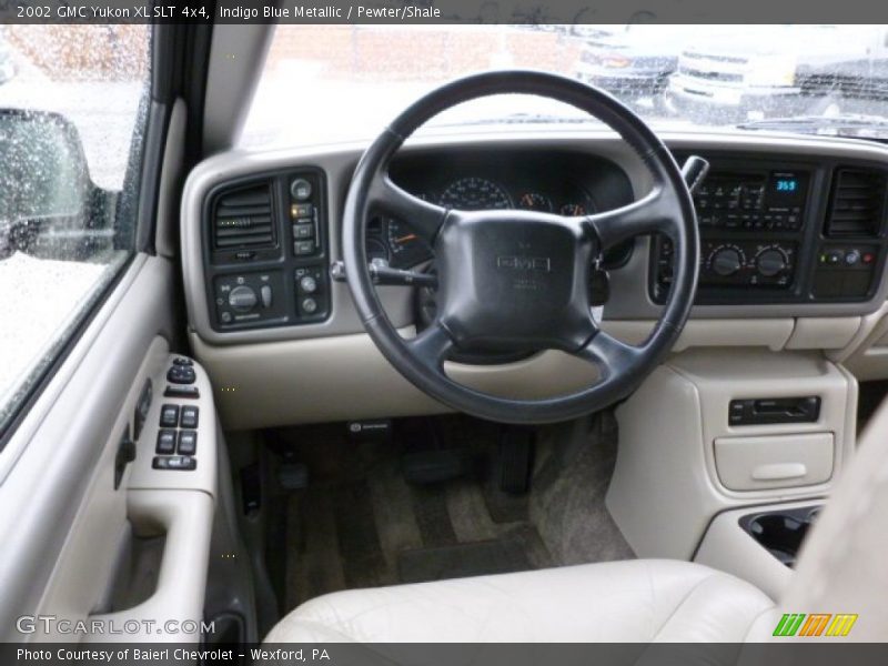 Indigo Blue Metallic / Pewter/Shale 2002 GMC Yukon XL SLT 4x4