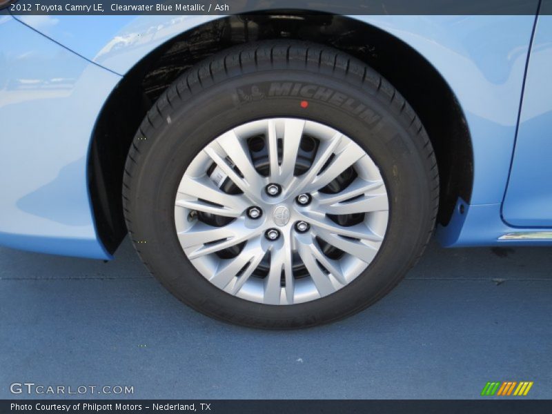 Clearwater Blue Metallic / Ash 2012 Toyota Camry LE