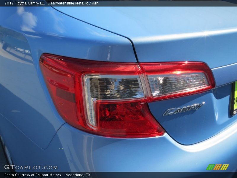Clearwater Blue Metallic / Ash 2012 Toyota Camry LE