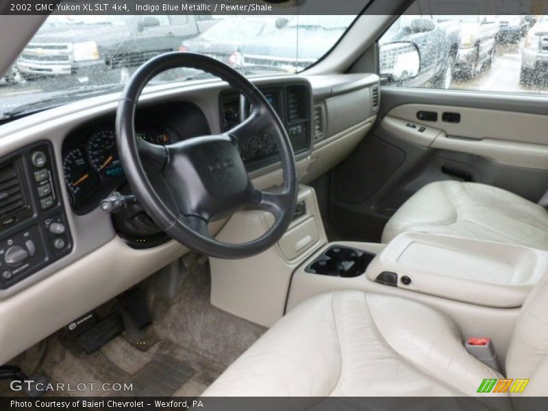Indigo Blue Metallic / Pewter/Shale 2002 GMC Yukon XL SLT 4x4