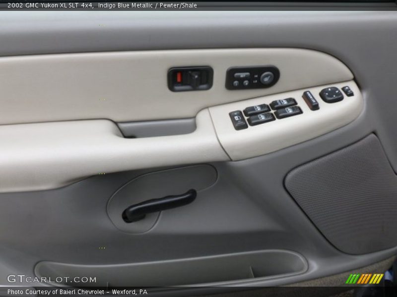 Indigo Blue Metallic / Pewter/Shale 2002 GMC Yukon XL SLT 4x4
