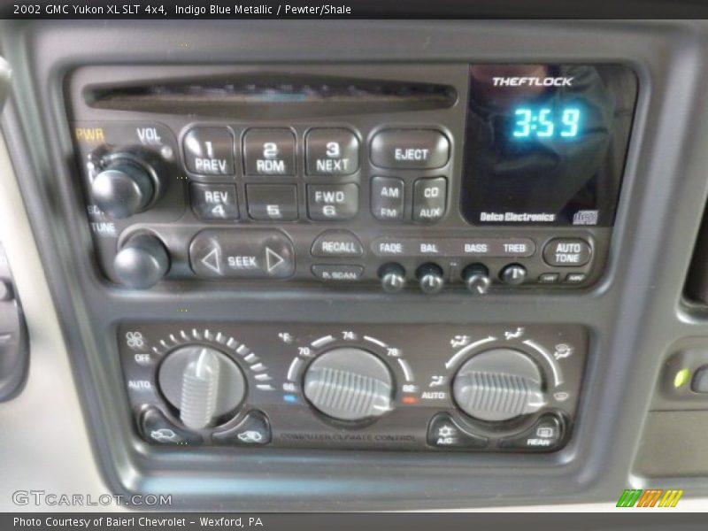Indigo Blue Metallic / Pewter/Shale 2002 GMC Yukon XL SLT 4x4